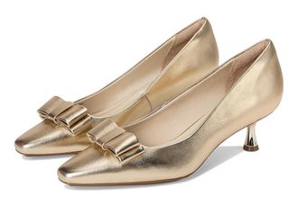 Anne Klein Theresa High Womens Heels Light Gold : 8.5 M, Leather/Rubber