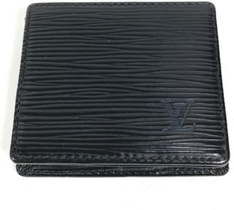 Louis Vuitton Black Noir Epi Leather Coin Purse/Coin Case (Pre-Owned)