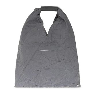 Maison Margiela Kleine Japanse Handtas - Dames - Tassen - Grijs - Maat: ONE Size Katoen