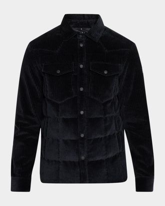 Moncler Men & apos;s Gelt Corduroy Shirt Jacket
