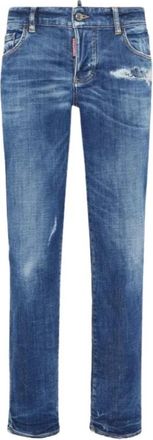 Dsquared2 Jenna Jeans - Dames - Slim Fit Jeans - Blauw - 2XS - Katoen - Jeans