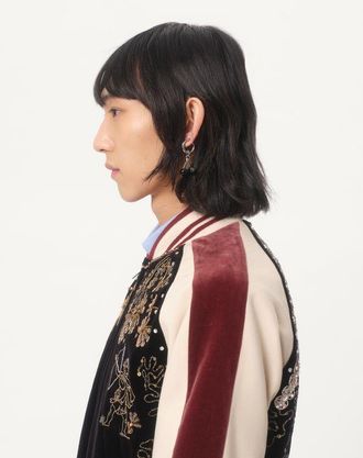 Valentino Garavani Mono Orecchino Valentino Garavani Chez Valentino In Metallo E Smalto Uomo PALLADIO UNI