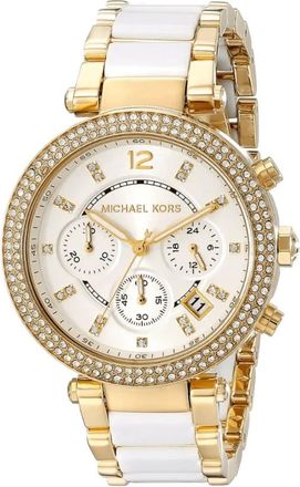 Michael Kors Accessoires, Dames, Geel, ONE Size, Parker Horloge