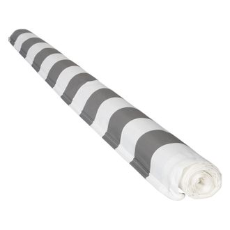 Happy Garden Tela De Toldo Saule 3,5 &times; 3m Tela De Rayas Blancas/grises