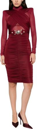 BABYLON Dress Y S00970 - Dames - Feestkleedjes - Rood - 2XL - Kleedjes