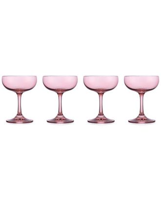 Godinger Set Of 4 Veneto Ballet Champagne Coupes