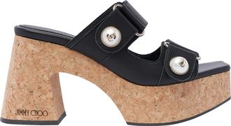 Jimmy Choo London Fayence 95 Wedge Sandals