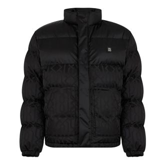 HUGO BOSS Gewatteerde jas met rits - Heren - Jassen - Zwart - Maat: XL Poliester