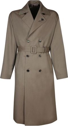 Lardini Luxe Beige Jas - Heren - Trenchcoats - Beige - XL - Wol - Jassen