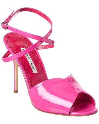 Manolo Blahnik Hourani 105 Patent Sandal