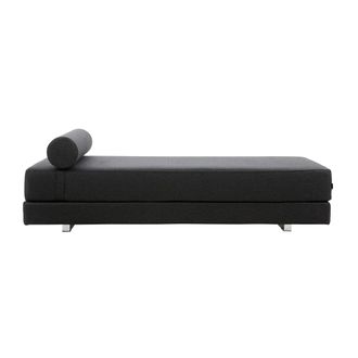 Soft Line Lubi Schlafsofa mit Kaltschaummatratze, anthrazit (Filz 610), inkl. Nackenrolle