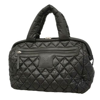 Chanel Black Nylon Tote Bag (Pre-Owned)