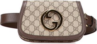 Gucci Beige Brown Pvc Leather Fanny Pack Sling Bag (Pre-Owned)