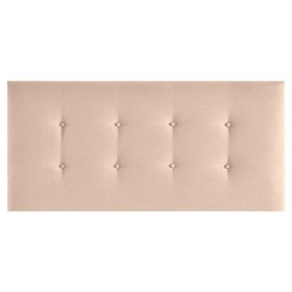Colchones Aznar Cabezal De Cama Etna Tapizado En Tela Cama De 135 - Beige-etna-(22)