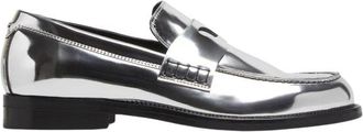 GCDS Wirdo Mirror Loafers - Dames - Loafers - Grijs - 44 EU - Leer - Schoenen