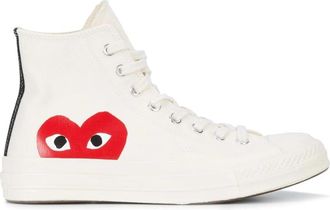 Comme Des Gar&ccedil;ons Big Heart Ct 70 Hi Top - Heren - Sneakers - Wit - 37 EU - Katoen - Schoenen