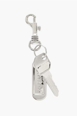 Palm Angels Metal Keychain PARADISE PALM With Carabiner size One Size