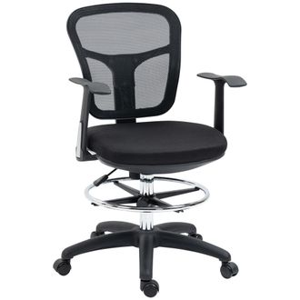 Vinsetto Silla de escritorio 59x59x115 cm negro
