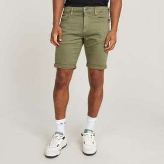 G-Star 3301 Slim Denim Short - Groen - Heren