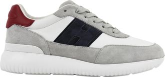 Hogan Interaction 3 Suede Overlay Sneakers