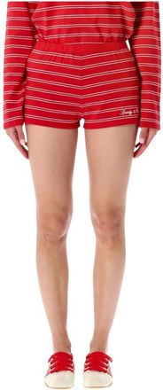 Sporty & Rich Donna, Pantaloncini, Rosso, S, new