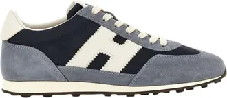 Hogan Navy Blue Color Block Sneakers
