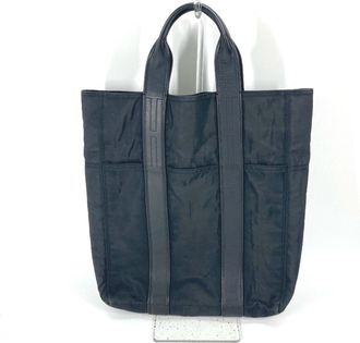 Hermès Black Nylon Shoulder Bag Tote Bag (Pre-Owned)