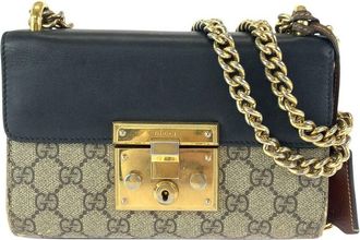 Gucci Padlock Gg Supreme Bag (Authentic Pre-Loved)