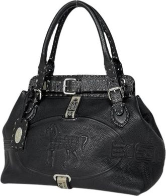 Fendi Pre-owned Handbags, female, Black, Size: ONE SIZE Pre-owned Vintage Handbag