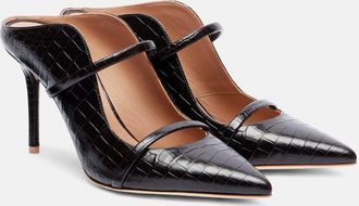 Malone Souliers Pumps Maureen 85 in pelle con stampa coccodrillo