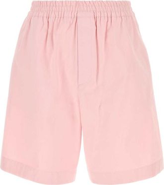 Bottega Veneta Pink twill bermuda shorts