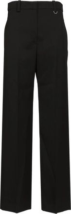 Isabel Marant Noanda-Gb Wol Zakenbroek - Dames - Straight fit broeken - Zwart - XS - Wol - Broeken