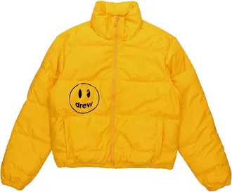 Drew House Mascot Puffer Jacket Golden Yellow DR-FW21-110