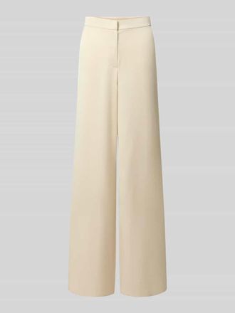 Swing Wide Fit Hose mit Bundfalten in Ecru, Gr&ouml;&szlig;e 34