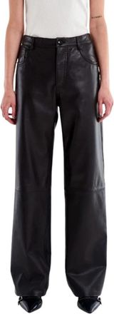 Vicolo Zwarte Broek voor Vrouwen - Dames - Wijde Broeken - Zwart - S - Broeken