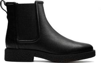 Clarks Womens Chelsea Boots Nella Top in Black Smooth Leather, black, 5.5 UK
