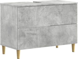 vidaXL Mueble De Lavabo Para Ba&ntilde;o Arnhem Gris Hormig&oacute;n 82 X 41 X 59 Cm Vidaxl