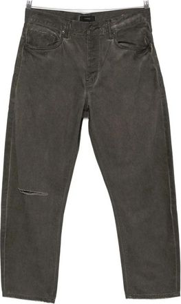 Purple Destroy Tapered Jeans - Heren - Loose Fit Jeans - Bruin - W34 - Jeans