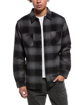 Weatherproof Vintage Unlined Lumberjack Plaid Twill Overshirt