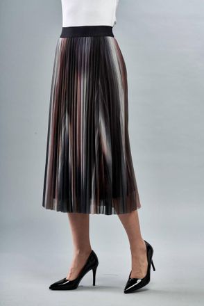 Insight Ombre Tulle Skirt In Desert Shade