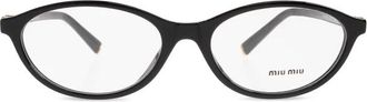 Miu Miu Corrective Eyeglasses - Dames - Brillen - Zwart - 53 MM - Accessoires