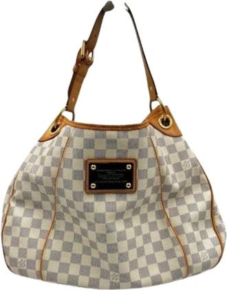 Louis Vuitton Pre-owned Shoulder Bags, female, White, Size: ONE SIZE Pre-owned Vintage Damier Azur Shoulder Bag