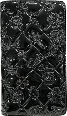 Chanel Black Leather Long Wallet (Bi-Fold) (Pre-Owned)