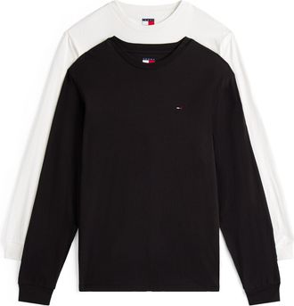 Tommy Jeans Longsleeve »TJM SLIM 2PACK L/S EXT« 2 Stk. tlg