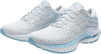 Mizuno Womens Mizuno Wave Inspire 20 J1GD244471 Sneaker White Running Shoes RHS6704