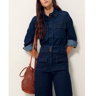 Sessun Jeanshemd met lange mouwen GUGGEN
