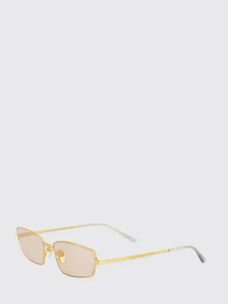 Gucci Occhiali da sole rettangolari in metallo con logo inciso