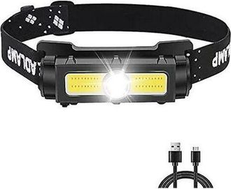 OEM Linterna Frontal Potente De 1000 L&uacute;menes, Linterna Frontal Led Recargable Con Luz Roja Y Blanca E Im&aacute;n Extra&iacute;ble, 7 Modos Para Correr, Acampar Y Pesca