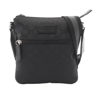 Gucci Vintage, unisex, Zwart, ONE Size, Nylon, Pre-owned Vintage Nylon Shoulder Bag
