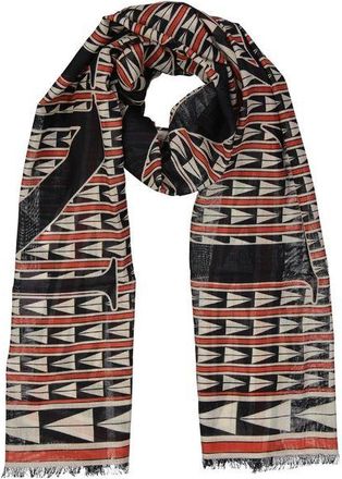 Lanvin Womens Black Wool Scarf